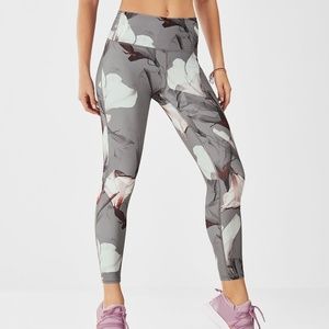 Fabletics Grey Floral Leggings